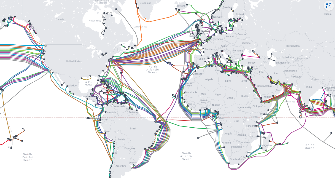 OHi Mag: Submarine cable map